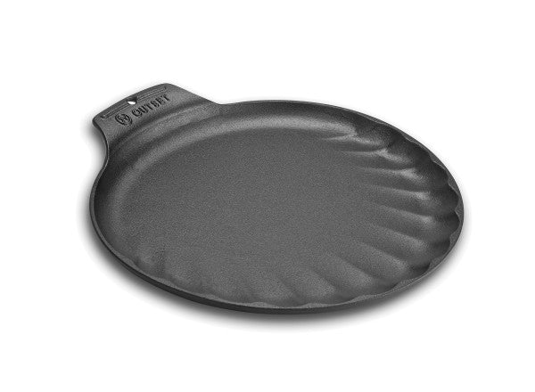 Outset Multi-Functional Cast Iron Non-Stick Oyster Grill Pan 12