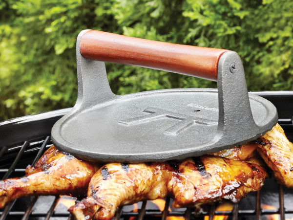  Outset 76376 Fish Cast Iron Grill and Serving Pan
